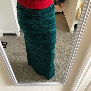 Tribal print Maxi skirt